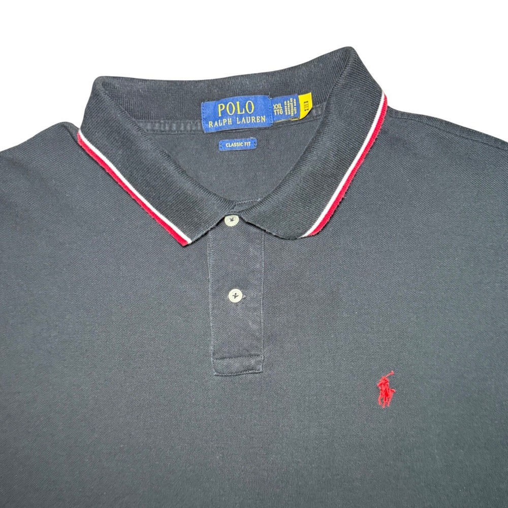 Polo Ralph Lauren Classic Fit Polo Shirt Mens XXL Black